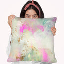 Pastel Swoop I Throw Pillow By World Art Group