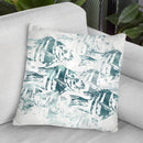 Sealife Batik I Throw Pillow By World Art Group