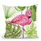 Tropical Flamingo Ii Throw Pillow By World Art Group