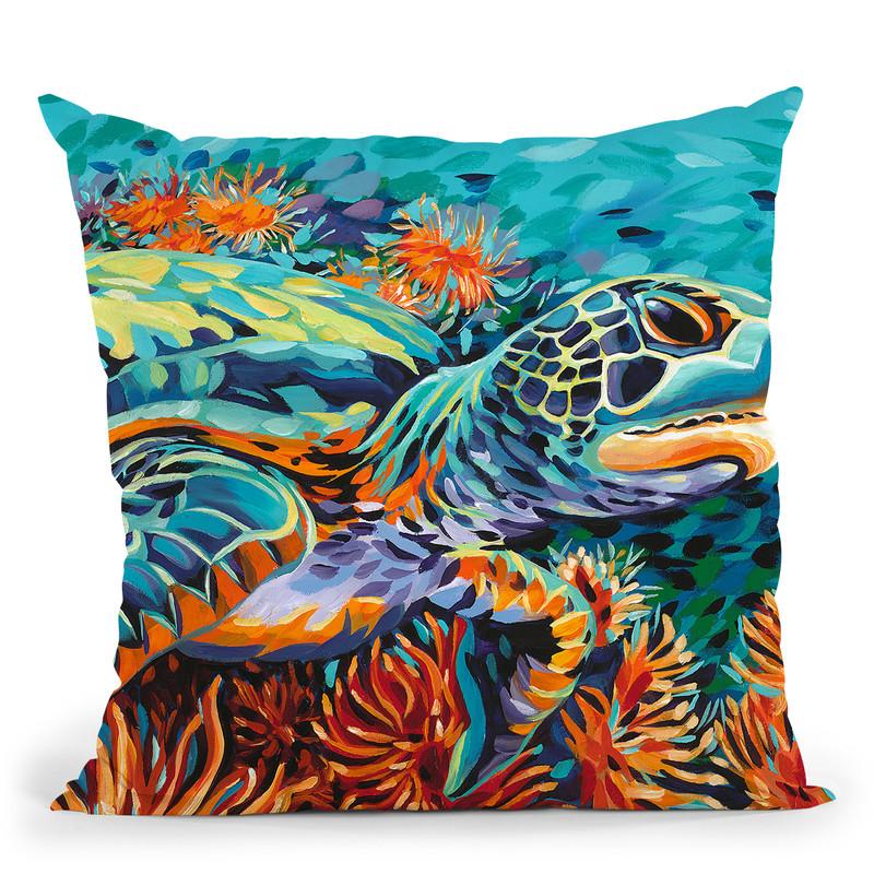 Sea Sweetheart I Throw Pillow By World Art Group