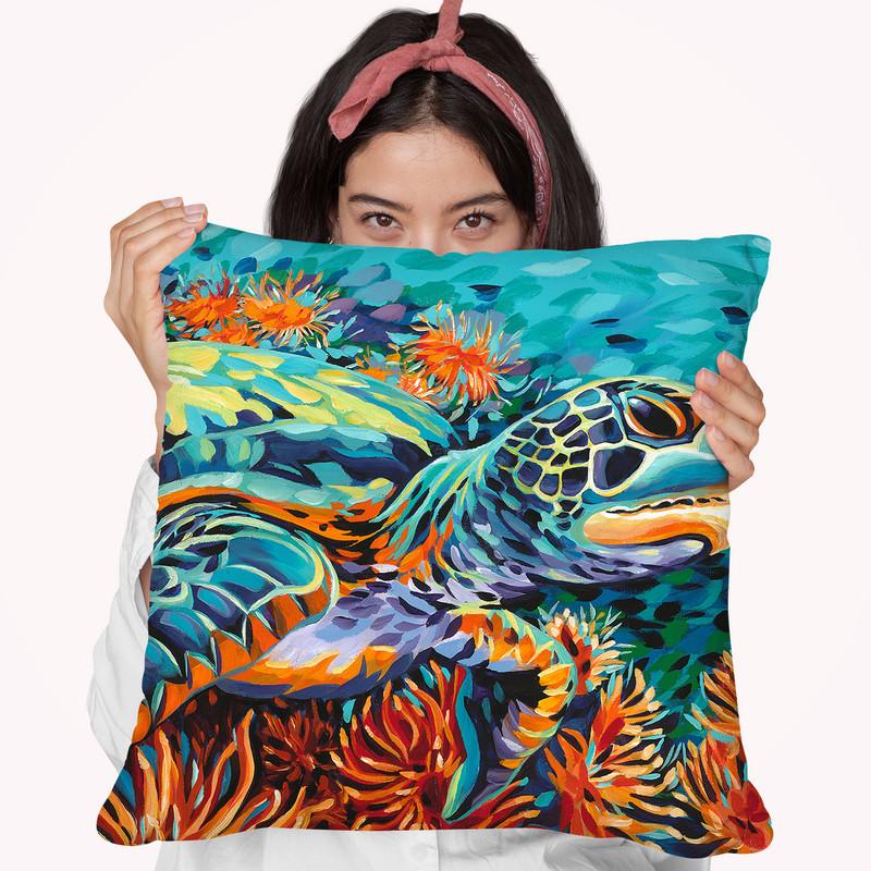 Sea Sweetheart I Throw Pillow By World Art Group