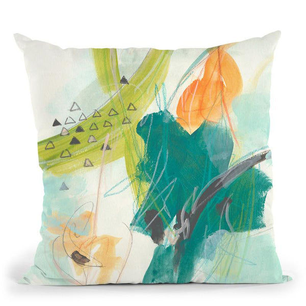 Skipping Stones I Throw Pillow By World Art Group