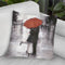 Caught In The Rain Throw Pillow By World Art Group