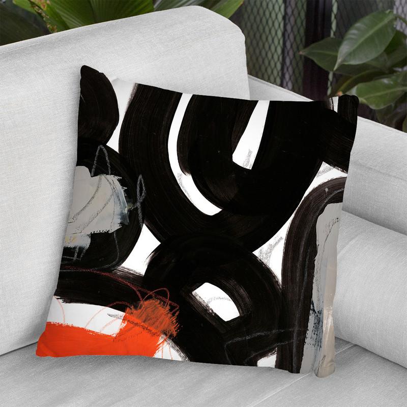 Chromatic Impulse Ii Throw Pillow By World Art Group