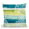Aqua Streak I Throw Pillow By World Art Group