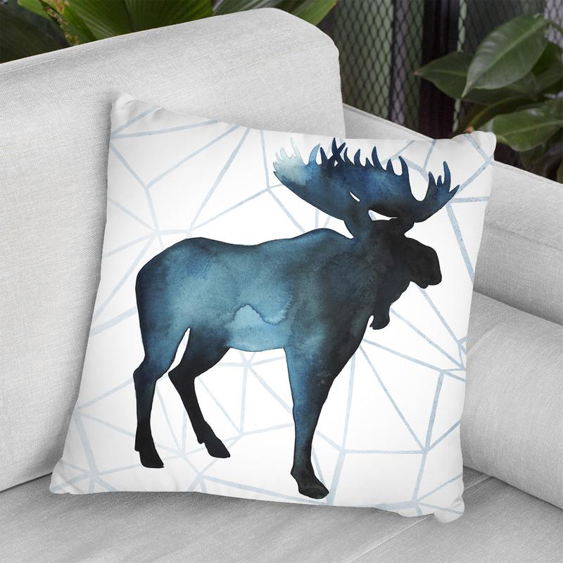 Animal Silhouettes Iii Throw Pillow By World Art Group