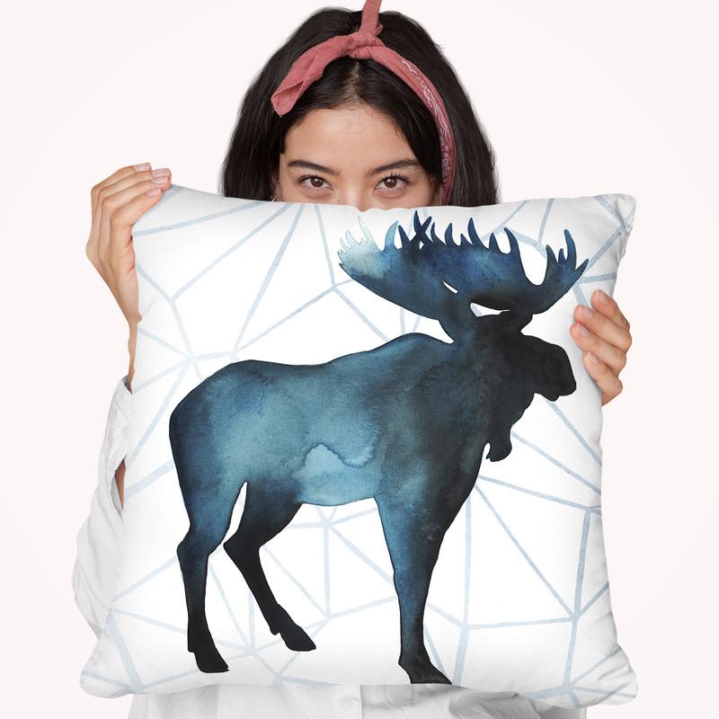 Animal Silhouettes Iii Throw Pillow By World Art Group