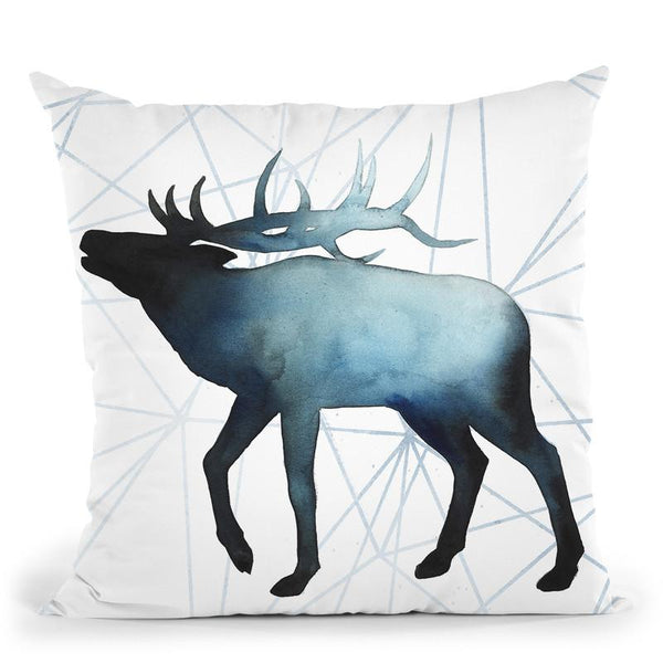 Animal Silhouettes Vi Throw Pillow By World Art Group