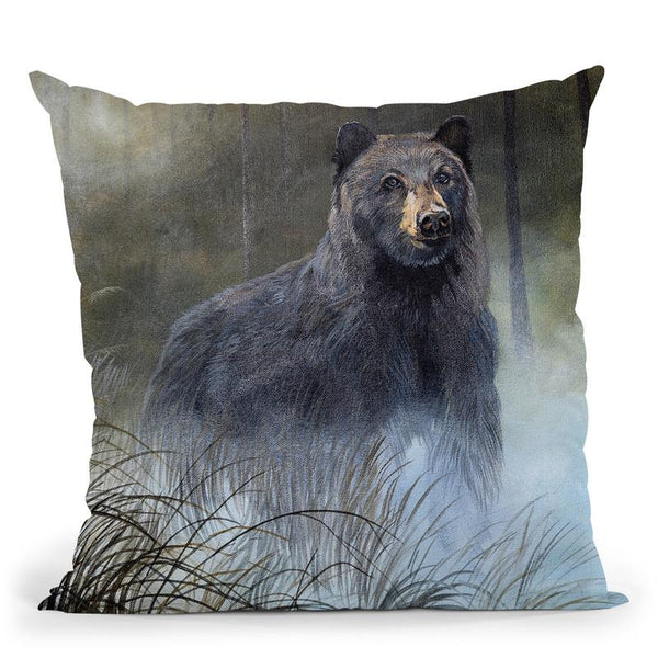 Misty Wild Iii Throw Pillow By World Art Group