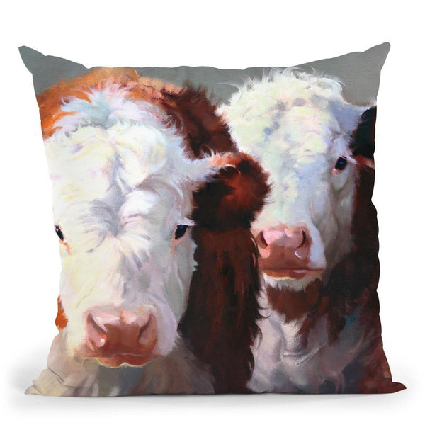 Buddies Throw Pillow By World Art Group