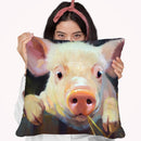 Farm Club I Throw Pillow By World Art Group