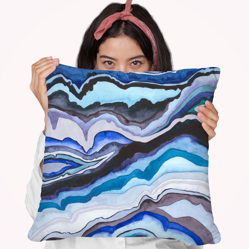 Quartz Lore Ii Throw Pillow By World Art Group