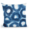 Indigo Bleed Ii Throw Pillow By World Art Group