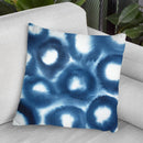 Indigo Bleed Ii Throw Pillow By World Art Group