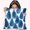 Indigo Bleed Iii Throw Pillow By World Art Group