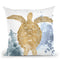 Gilded Splash Iii Throw Pillow By World Art Group