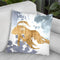 Gilded Splash Vii Throw Pillow By World Art Group