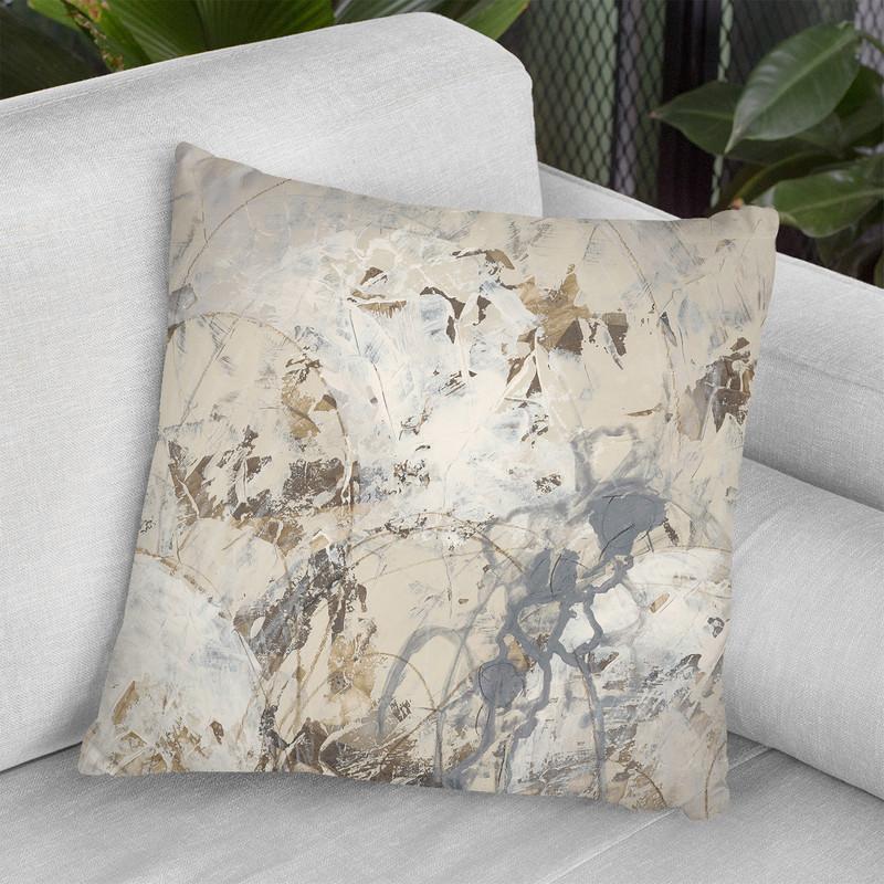 Impasto Gesture I Throw Pillow By World Art Group