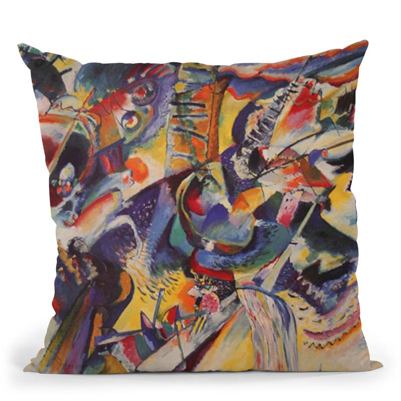 Composition Viii Throw Pillow By Wassily Kadinsky