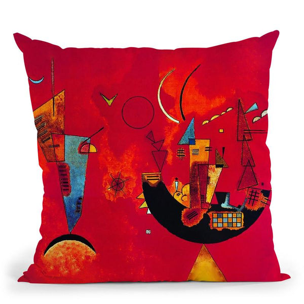 Improvisation Gorge Throw Pillow By Wassily Kadinsky