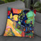 Mit-Und-Gegen Throw Pillow By Wassily Kadinsky
