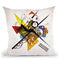 Moscow Red Square Throw Pillow By Wassily Kadinsky