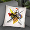 Moscow Red Square Throw Pillow By Wassily Kadinsky