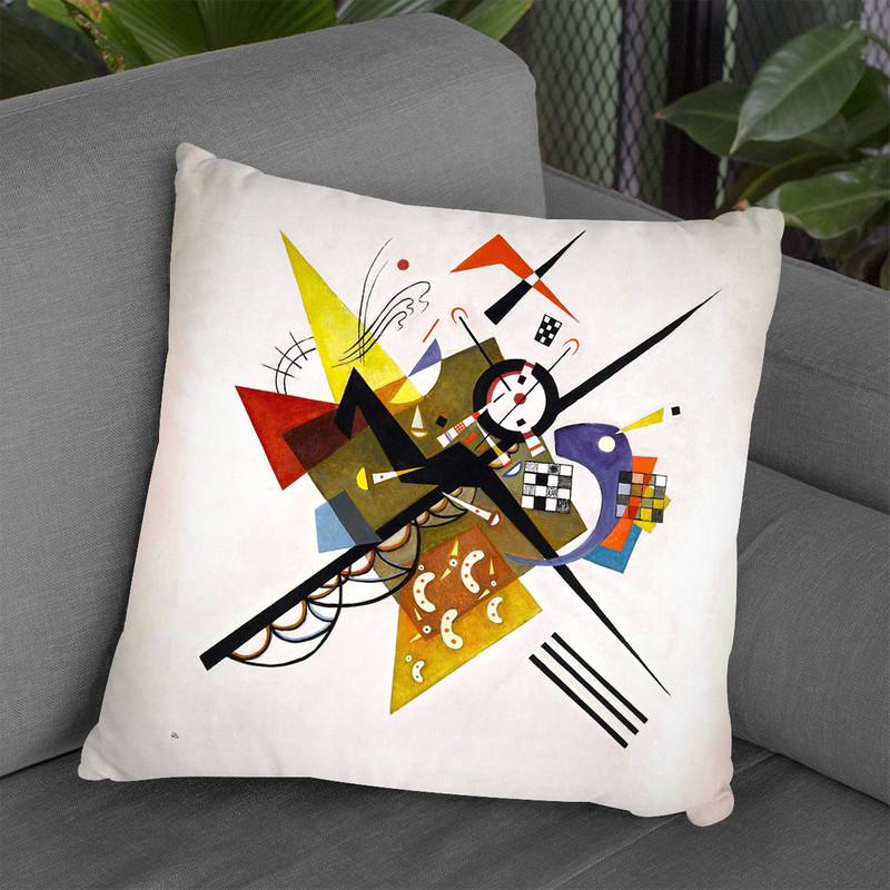 Moscow Red Square Throw Pillow By Wassily Kadinsky