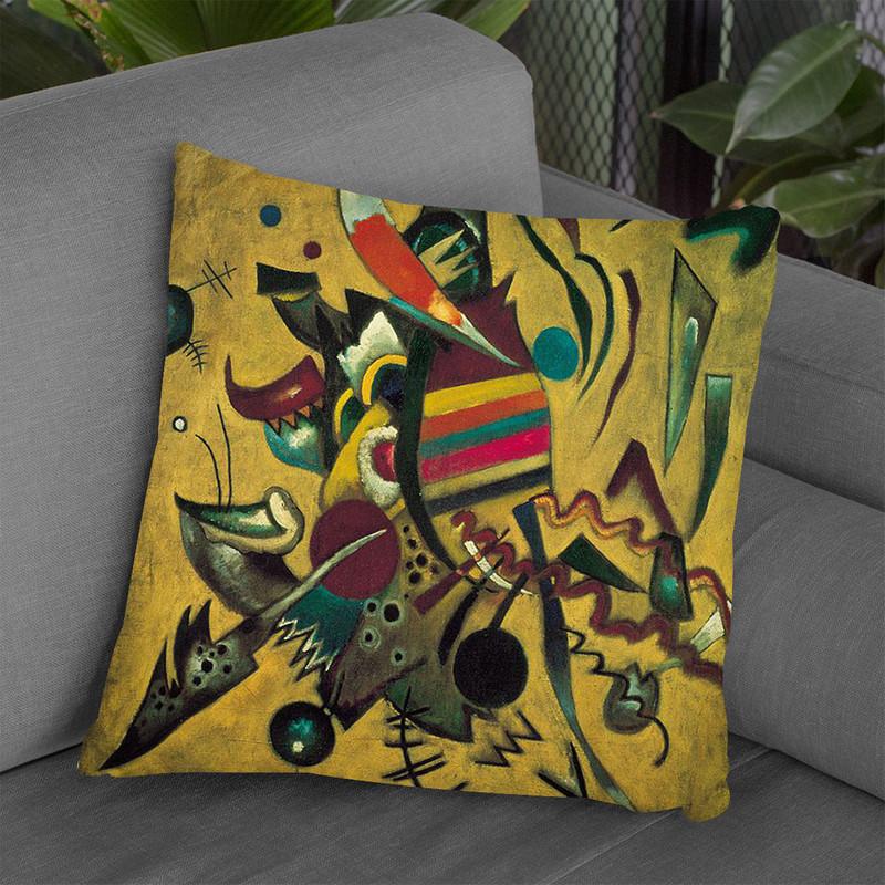 On White Ii Throw Pillow By Wassily Kadinsky