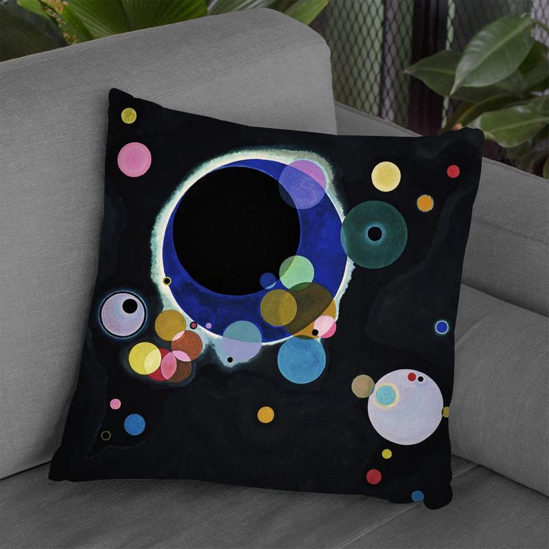 Overcast Throw Pillow By Wassily Kadinsky