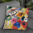 Black-Lines-1913-Wassily-Kandinsky Throw Pillow By Wassily Kadinsky