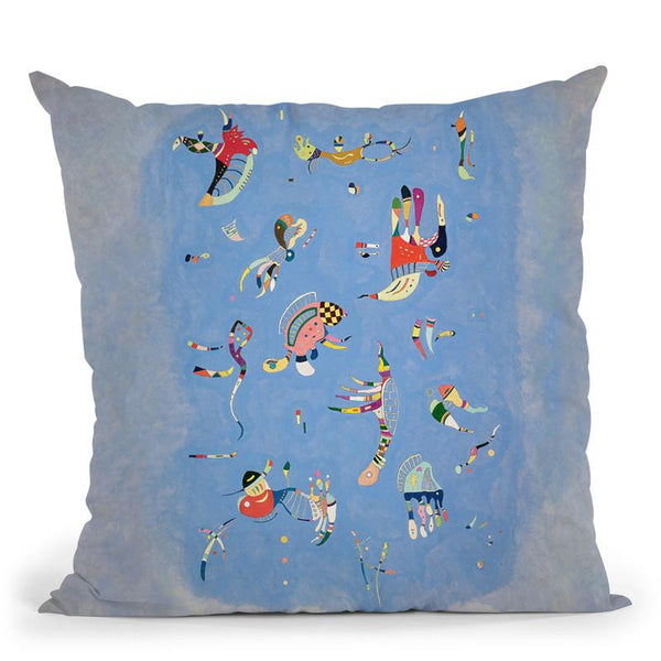 Points Throw Pillow By Wassily Kadinsky