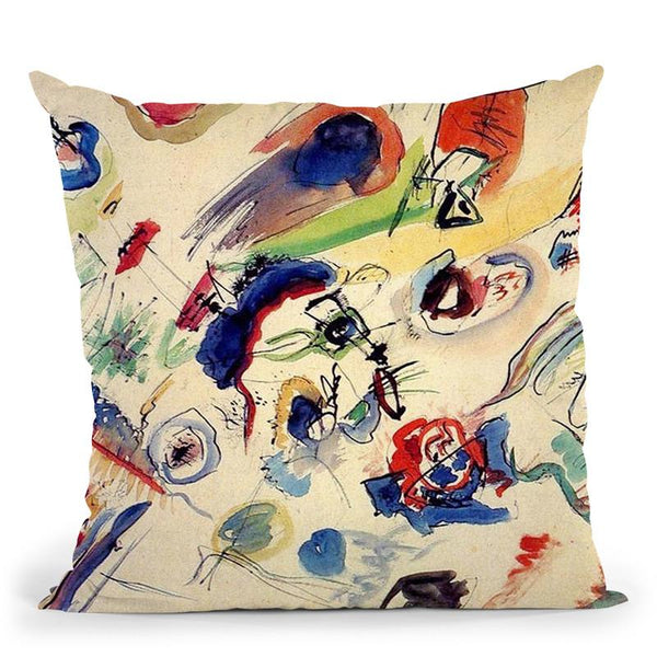 Several Circles Throw Pillow By Wassily Kadinsky