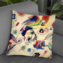 Several Circles Throw Pillow By Wassily Kadinsky