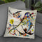 Blue Segment Throw Pillow By Wassily Kadinsky