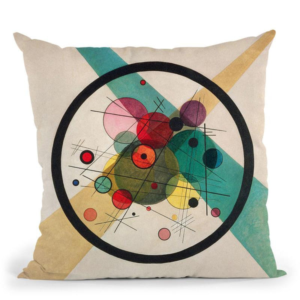 Circles In A Circle Throw Pillow By Wassily Kadinsky