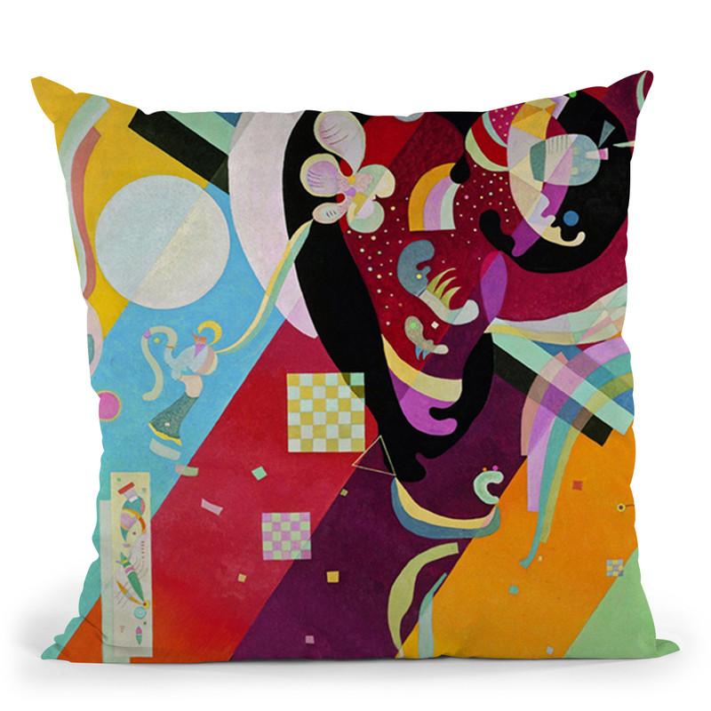Composition Iv Throw Pillow By Wassily Kadinsky