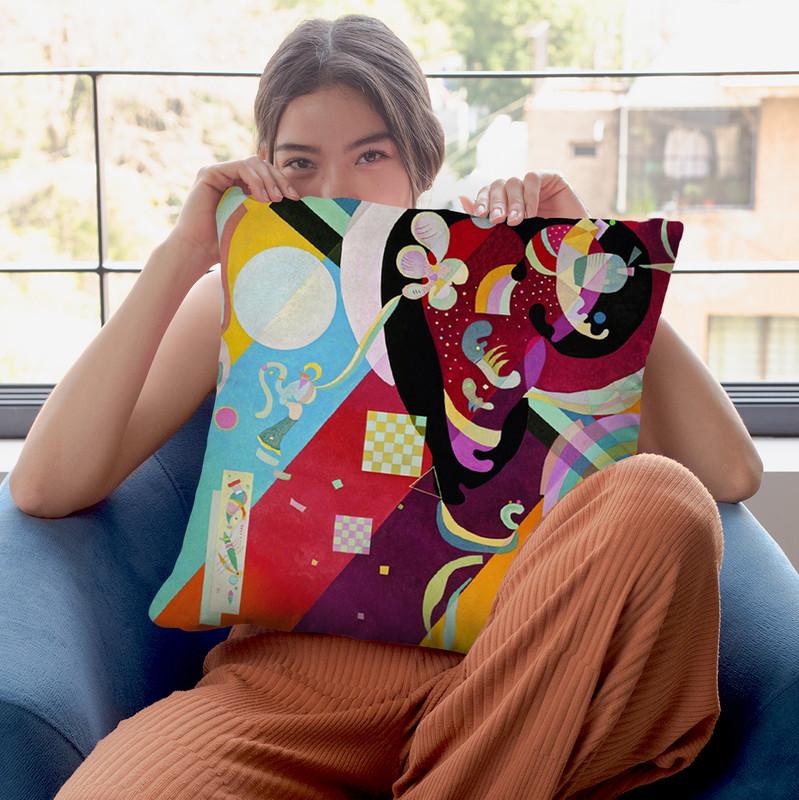 Composition Iv Throw Pillow By Wassily Kadinsky
