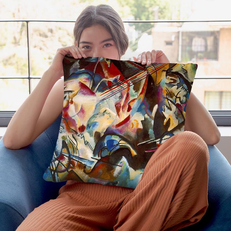 Composition Ix Throw Pillow By Wassily Kadinsky