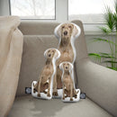 Personalized Weimaraner Pillow