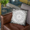 Ornate Mandala - White Throw Pillow By Yantart Designs