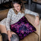 Purple Blooming Night Throw Pillow By Yantart Designs