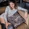 Bloom - Gray Throw Pillow By Yantart Designs