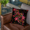 Orange Blooming Night Throw Pillow By Yantart Designs