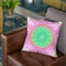 Ornate Mandala - Teal Throw Pillow By Yantart Designs