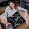 Bloom - Dark Throw Pillow By Yantart Designs