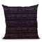 Egyptian Pattern Glyphs - Purple Throw Pillow By Yantart Designs