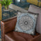 Ornate Mandala - Gray Throw Pillow By Yantart Designs
