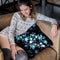 Blue Blooming Night Throw Pillow By Yantart Designs