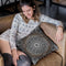 Ornate Mandala - Brown Throw Pillow By Yantart Designs